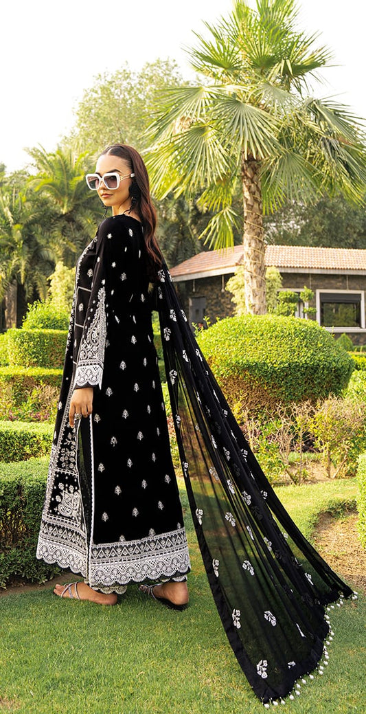 BLACK LUXURY EMBROIDERED 3 PC ALL TIME HIT COLOUR